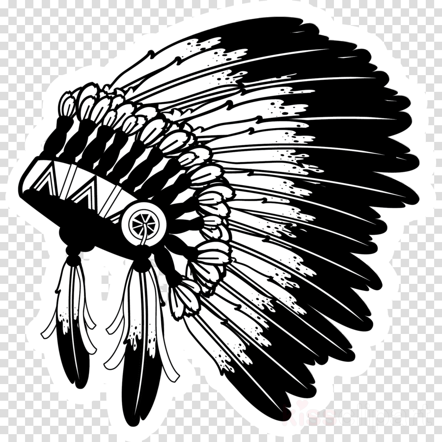 Download Native American Hat Png Clipart War Bonnet - War Bonnet (900x900), Png Download
