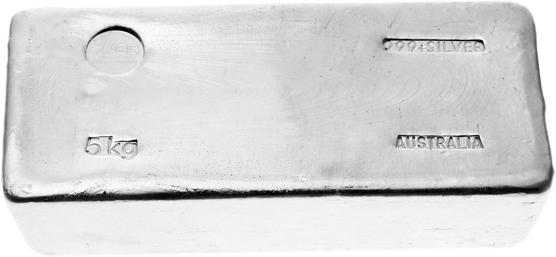 5kg Abc Silver Cast Bar - Box (1234x1080), Png Download