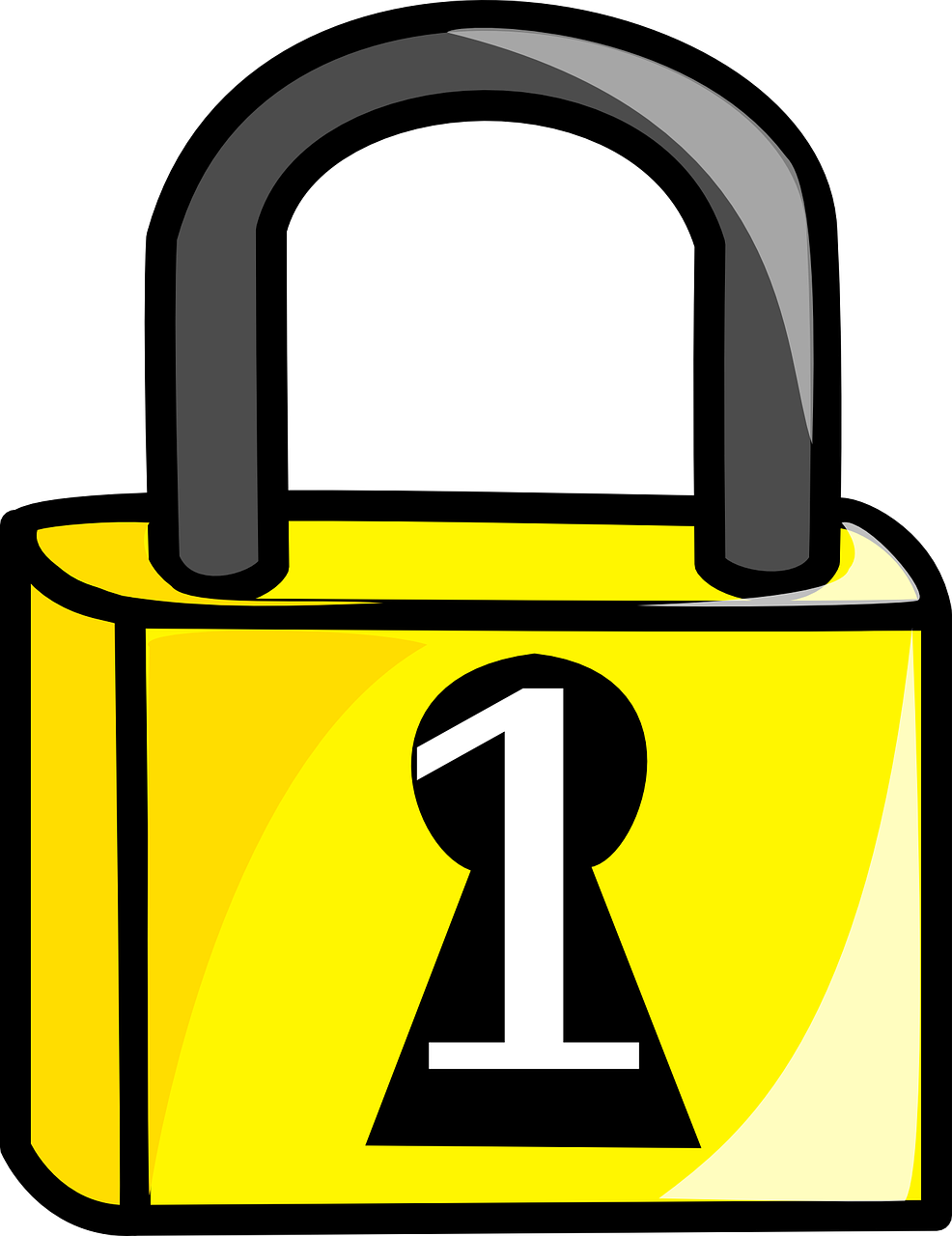 Padlock-303617 - Lock Clip Art Png (986x1280), Png Download