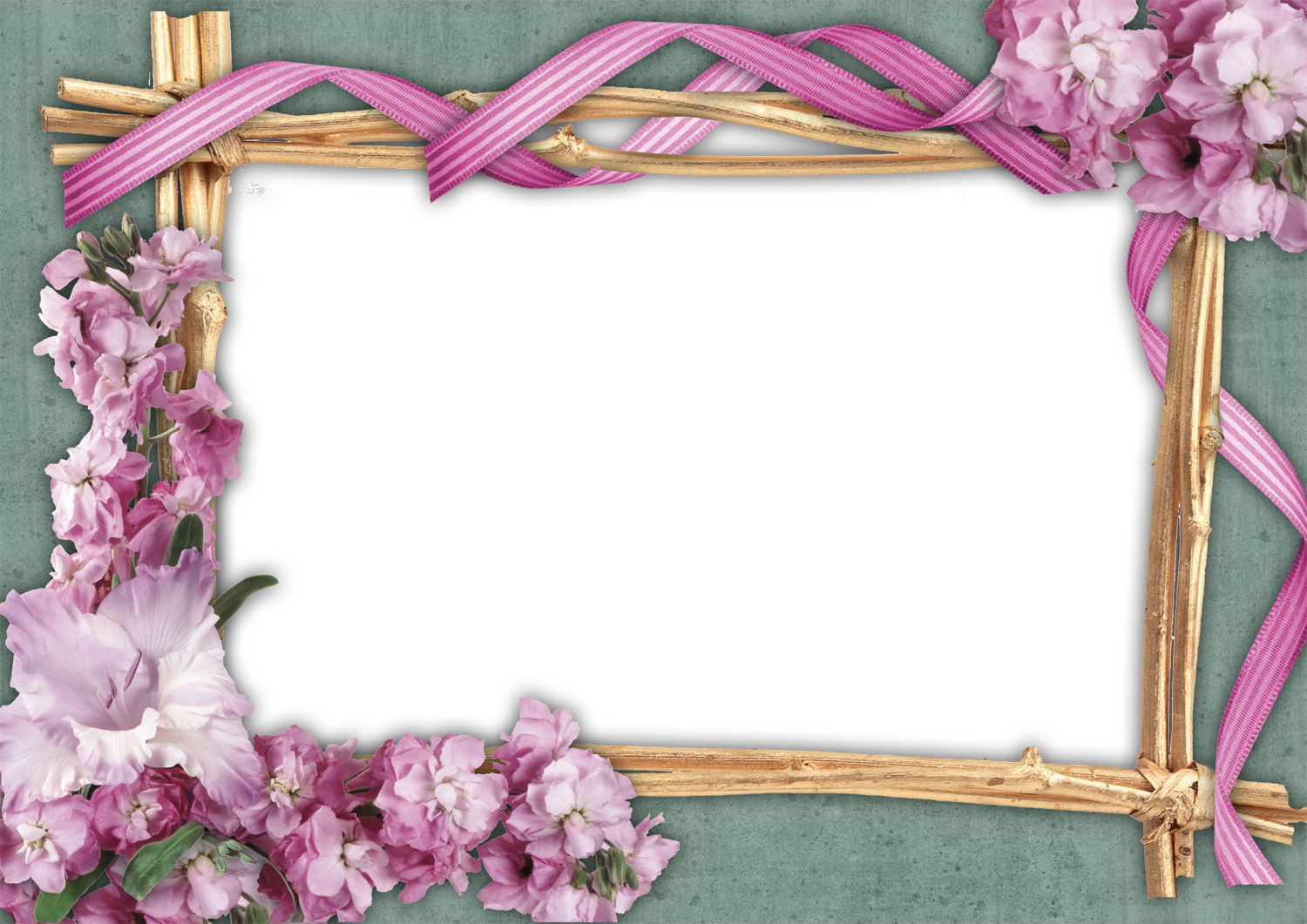 Red Rose Flowers Frames Pictures Valentines Day Background, - Flowers Photo Frame Png (1500x1061), Png Download