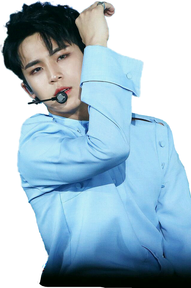 Report Abuse - Mingyu Seventeen Blue (643x969), Png Download