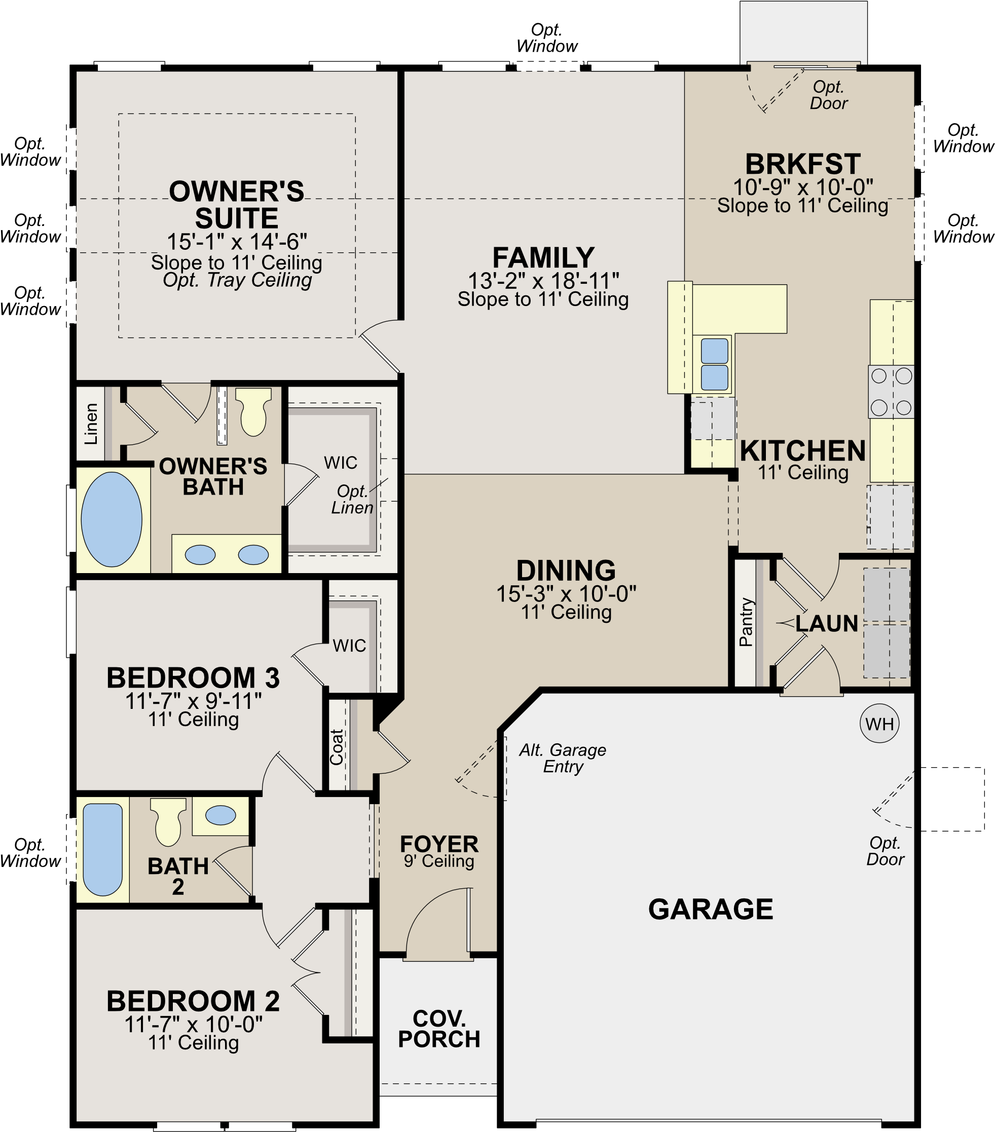 1 - - Floor Plan (2000x2973), Png Download