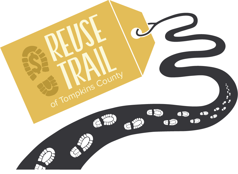 The Reuse Trail Of Tompkins County Is Supported By - Tompkins County, New York (969x709), Png Download