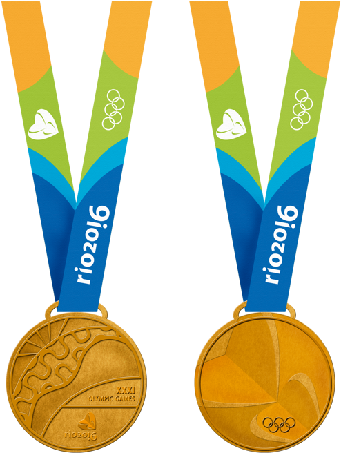 Medalha De Ouro Rio 2016 Png - Medalhas Rio 2016 Design (600x672), Png Download