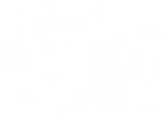 Vinilo Decorativo El Principito - Monochrome (570x600), Png Download