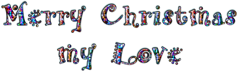 Merry Christmas My Love Word Art - Wunderliches Land-weihnachtszug-set Auf Rotem Karte (1024x717), Png Download