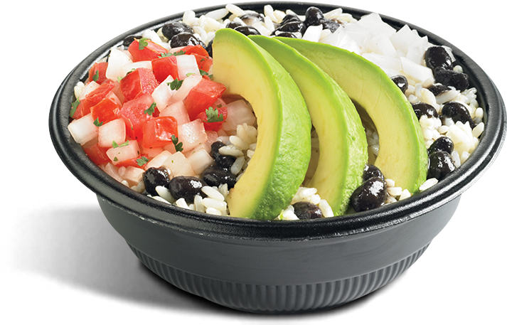 Avocado Veggie Bowl, $4 - Avocado Veggie Bowl Del Taco (860x480), Png Download