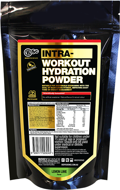 Body Science Bsc Intra Workout Hydration Powder Lemon (700x800), Png Download