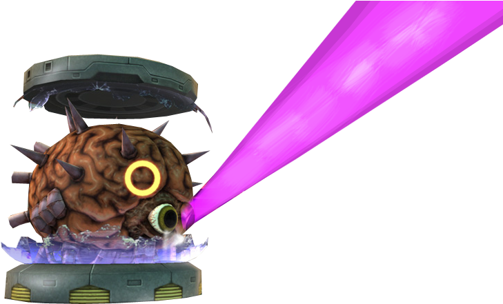 Mother Brain - Mother Brain Super Smash Bros (800x450), Png Download