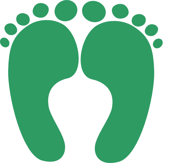 How To Set Use Green Happy Feet 05 Icon Png (600x522), Png Download