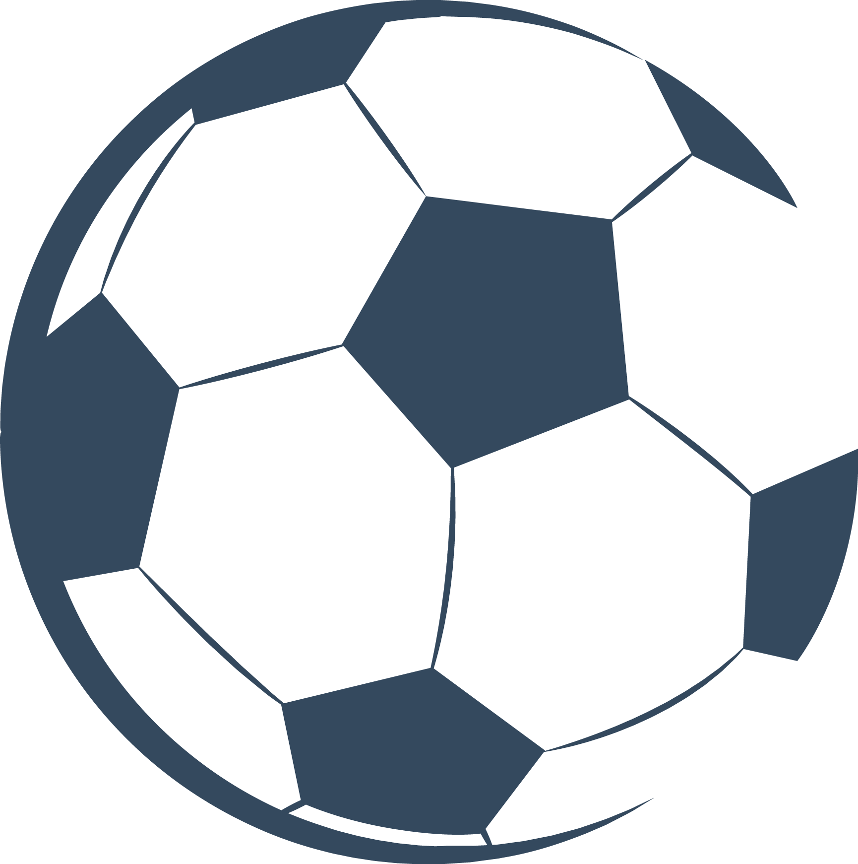 Foot Goal Logo Icon - Clip Art Foot Ball World Cup 2018 (1730x1741), Png Download