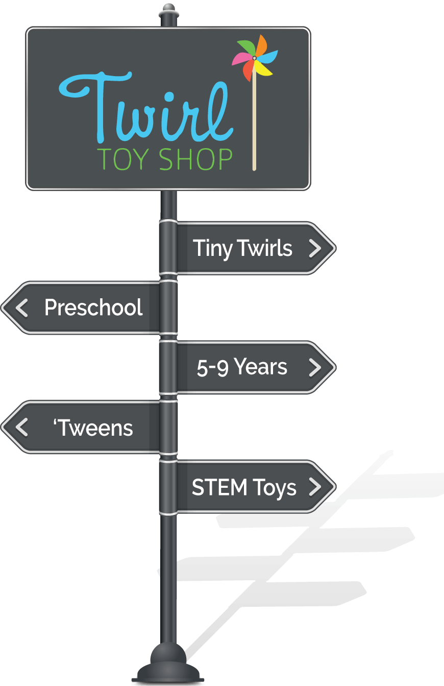 Twirl Toy Shop - Poste De Señalizacion (870x1343), Png Download