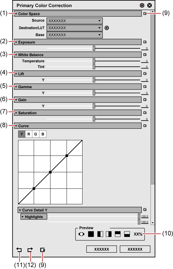 [primary Color Correction] Dialog Box - Diagram (562x874), Png Download