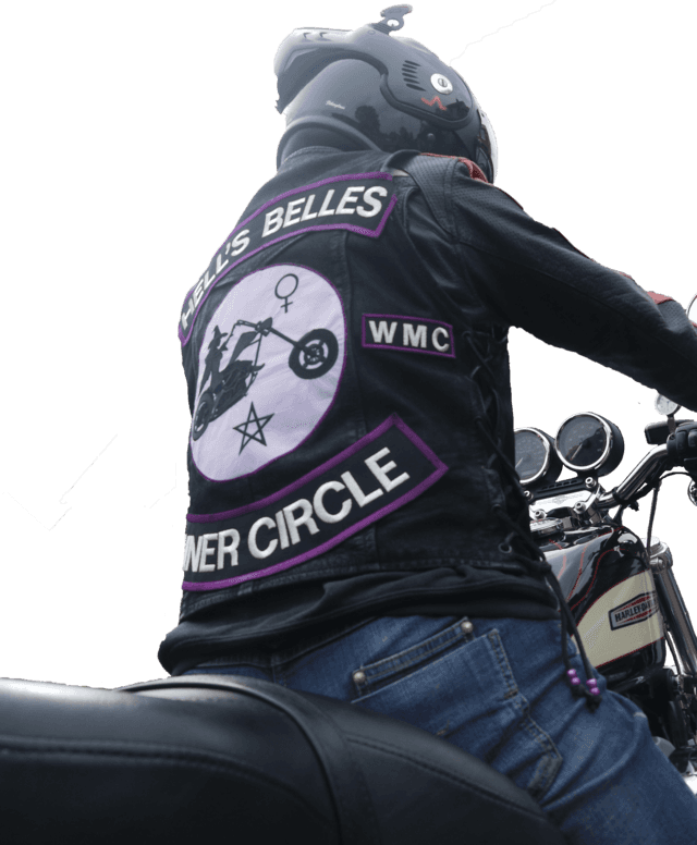 Hell's Belles Women's Motorcycle Club Is The United (640x776), Png Download
