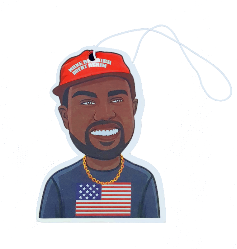 Kanye Make America Great Again - Air Freshener (911x800), Png Download