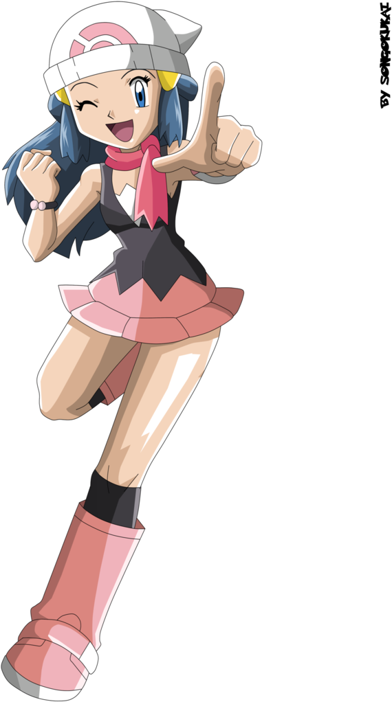 Fue Una De Las Protagonistas De La Serie De Anime Pokémon - Pocket Monsters Pokemon Dawn Dress Cosplay Cos (779x1025), Png Download