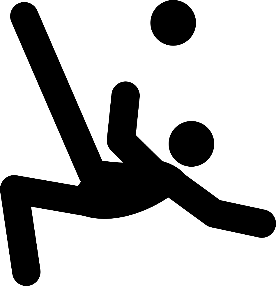 Football Player Kicking Ball Upward Comments - Football Players Icon Png (948x980), Png Download