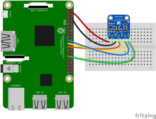 Adafruit Products Raspi Bme280 Spi Bb - Rfid Rc522 Raspberry Pi 3 (640x480), Png Download