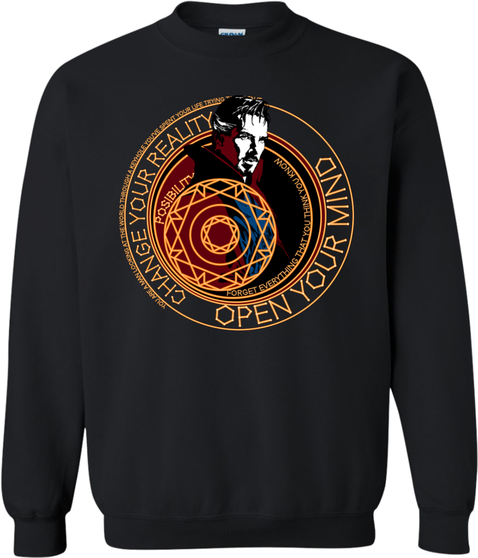 Dr Strange Men Sweatshirt - Sudaderas De Doctor Strange (1155x1155), Png Download