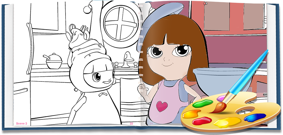 Book Content - Paint Palette (1000x607), Png Download