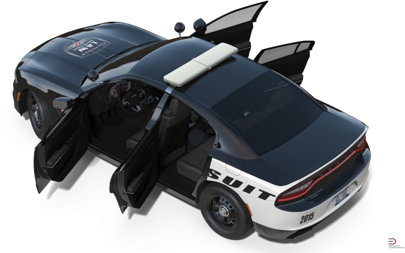 11 Dodge Charger Police Car Rigged Royalty-free 3d - Dodge Charger (920x517), Png Download