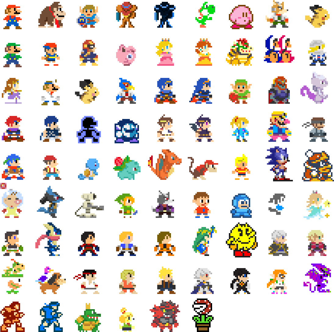 Everyone Is A Super Mario Maker Mystery Mushroom The - Brawlcats (1130x1130), Png Download