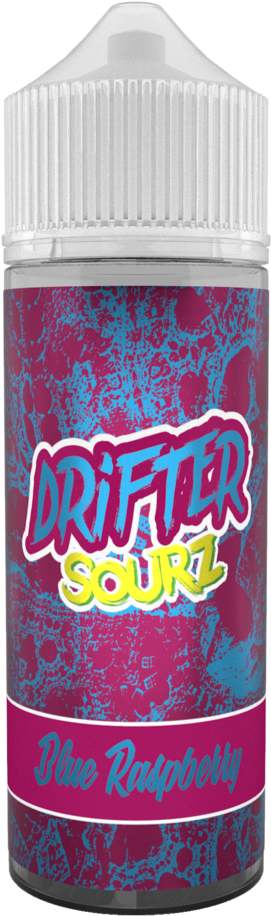 Drifter Sourz - Blue Raspberry - 100ml - 0mg - Blue Raspberry Flavor (1024x1024), Png Download