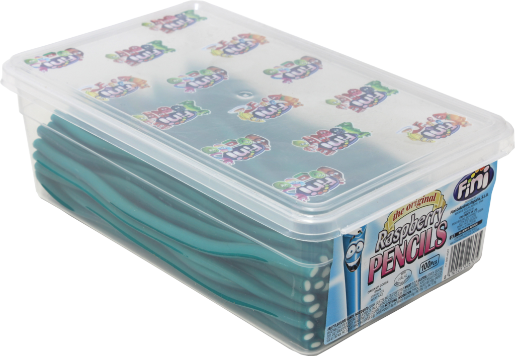 525 Blue Raspberry Pencil 100 X 10p (1024x708), Png Download