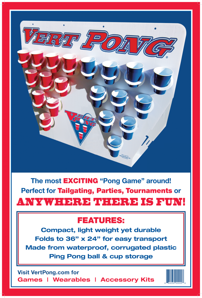 Get Yours Today - Vert Pong (vertical Beer Pong On Steroids!) Faster (692x1024), Png Download