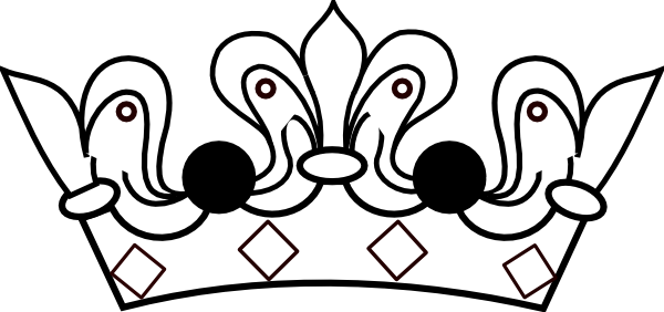 Original Png Clip Art File White Crown Svg Images Downloading (600x282), Png Download