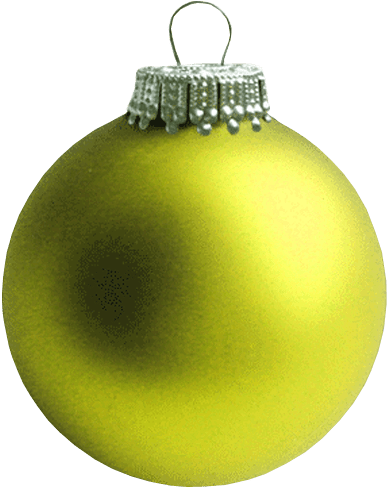 Yellow Christmas Bauble Transparent Background Christmas - Kerstbal |mijn Eerste Kerst| Neon Roze (500x500), Png Download