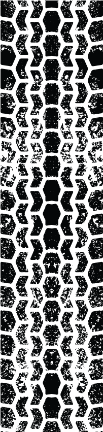 Tracks For Truck Tires 15 Truck Tire Tracks Png For - Monochrome (210x850), Png Download