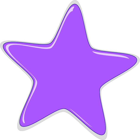 The Top 5 Best Blogs On Purple Star Clipart Image Stock - Purple Star Clip Art (594x595), Png Download