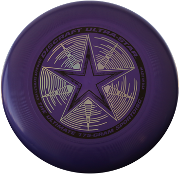 Discraft Ultra Star Sportdisc Pearl Purple - Discraft Ultra Star Purple (400x400), Png Download