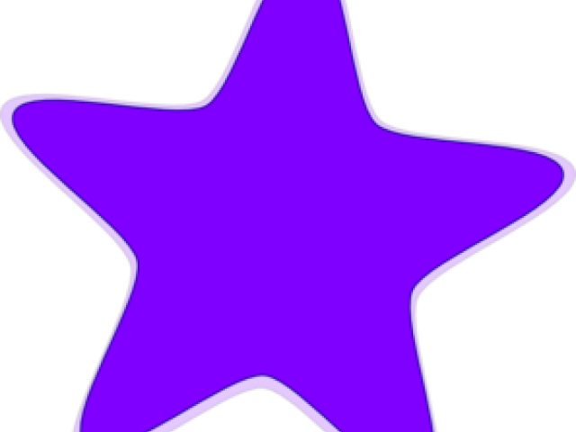 Purple Star Cliparts (640x480), Png Download