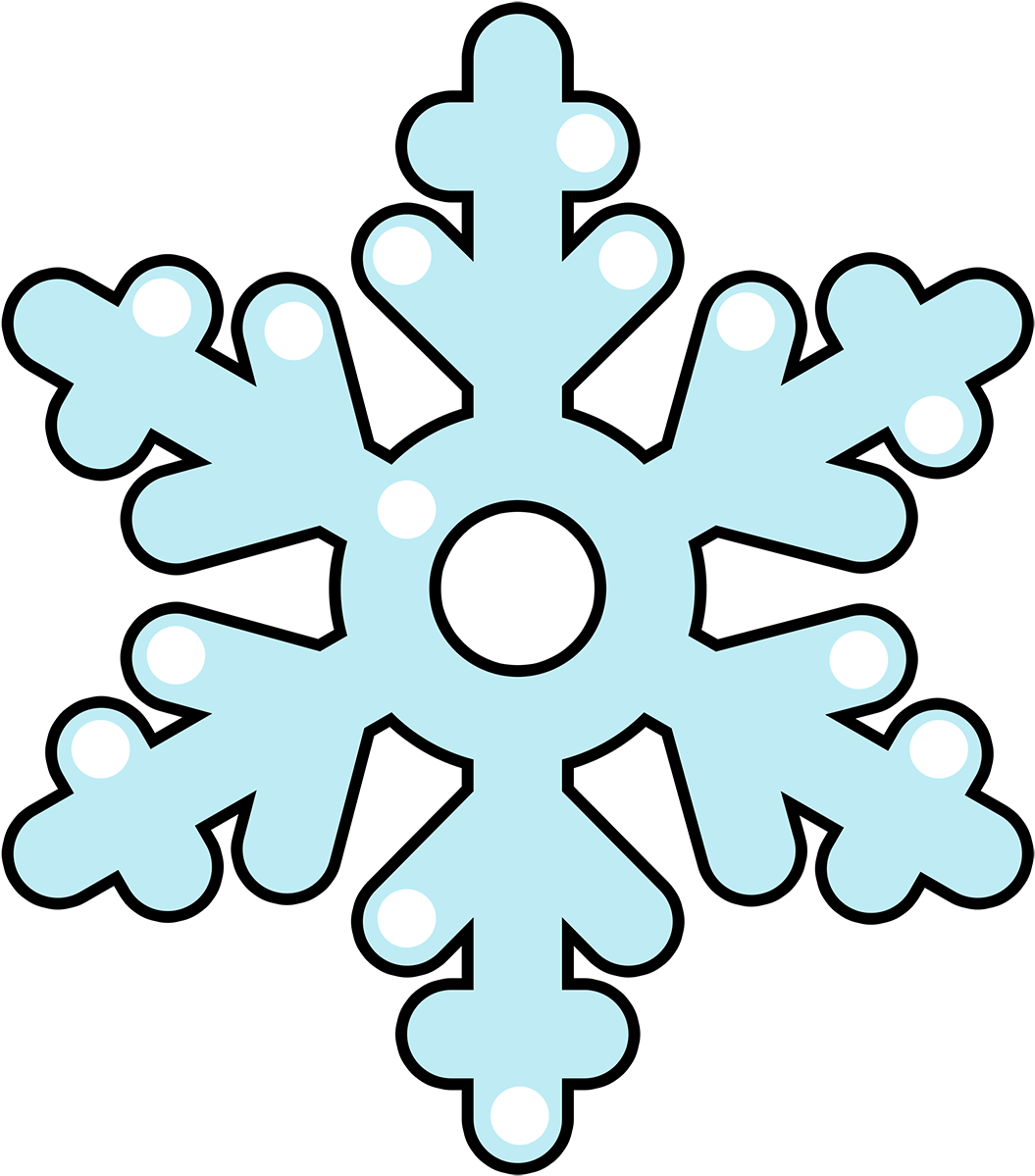 File - Is-snowflake - Sun Vector Black And White (528x599), Png Download