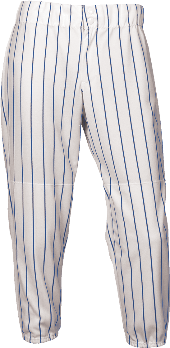 Intensity Girl's Pinstripe Low Rise Pants White/blue (1000x1200), Png Download
