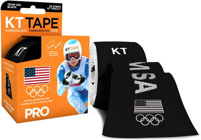 Kt Tape Pro Usa Black - Kt Tape Pro (700x495), Png Download
