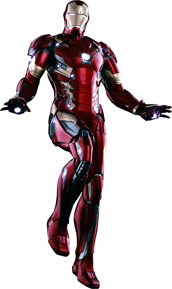 Captain - Mark 46 Iron Man Civil War (598x1000), Png Download