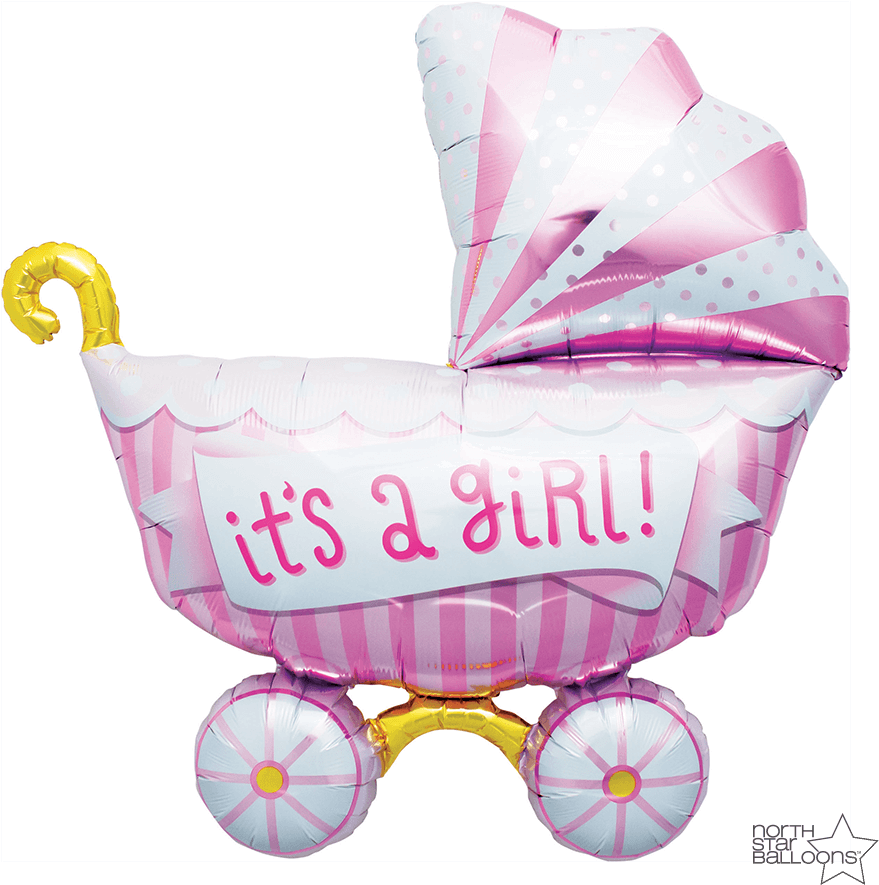 It's A Girl Buggy 40 In* (1000x1000), Png Download