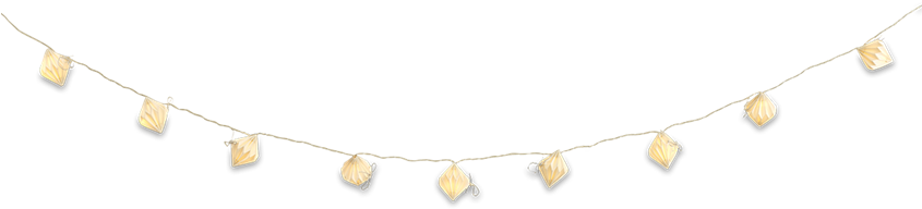 Lit Garland Png Png Stock - Seya Diamond Garland Nkuku Decorative Accessories (844x610), Png Download