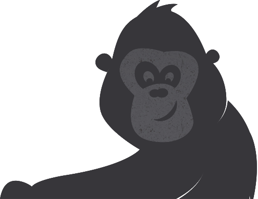 Gorilla Raw (511x394), Png Download
