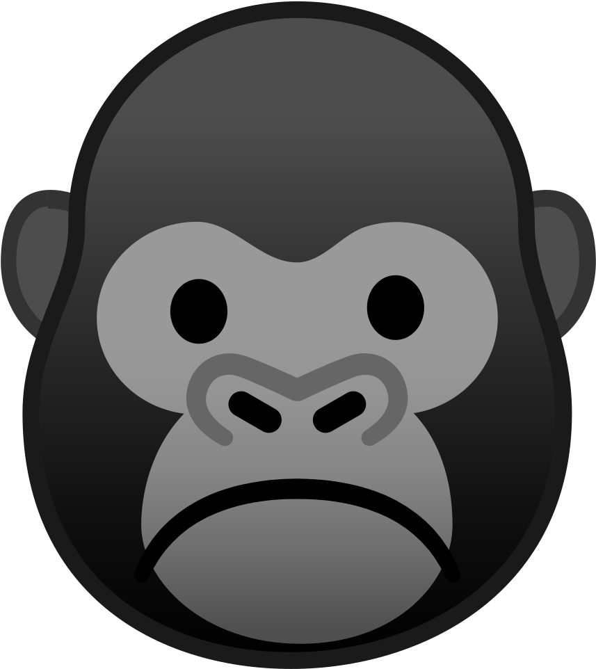 Banner Freeuse Download Icon Noto Emoji Animals Nature - Gorilla Icon (1024x1024), Png Download