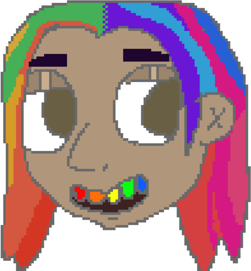 6ix9ine Hair Png - Comics (915x874), Png Download