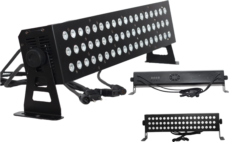 54*3w Stage Light Led Waterproof Strip Spot Light China - Bag (800x650), Png Download