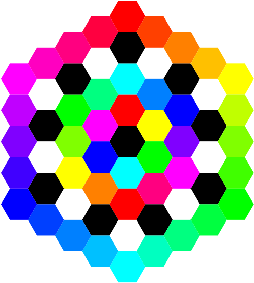Hexagon Tessellation March 3 2011 Png Clip Arts (600x600), Png Download