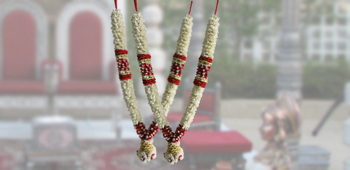 Choosing Fragrance Garlands That Suit Your Weddings - Marriage Garlands (690x335), Png Download