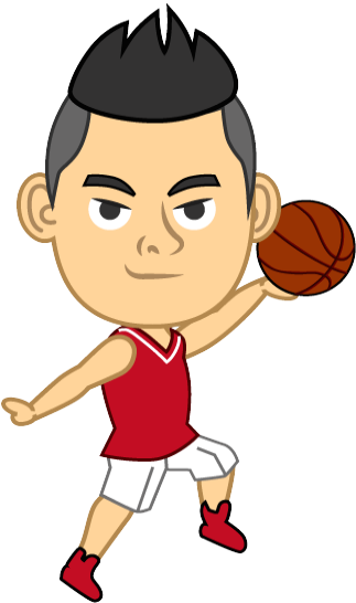 Clip Art Royalty Free Library Free Men S Character - Man Basketball Clip Art (480x640), Png Download