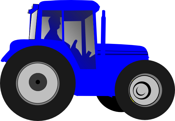 Tractor Clip Art At Clker - Tractor Clip Art Free (600x416), Png Download