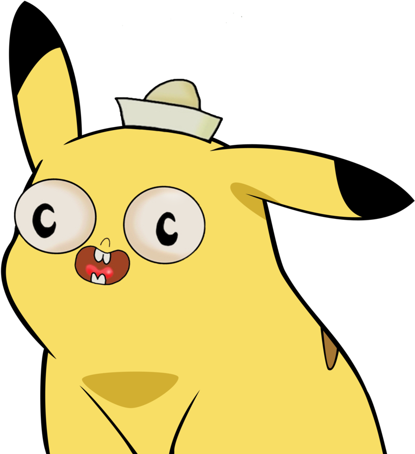 Give Pikachu A Face (900x900), Png Download